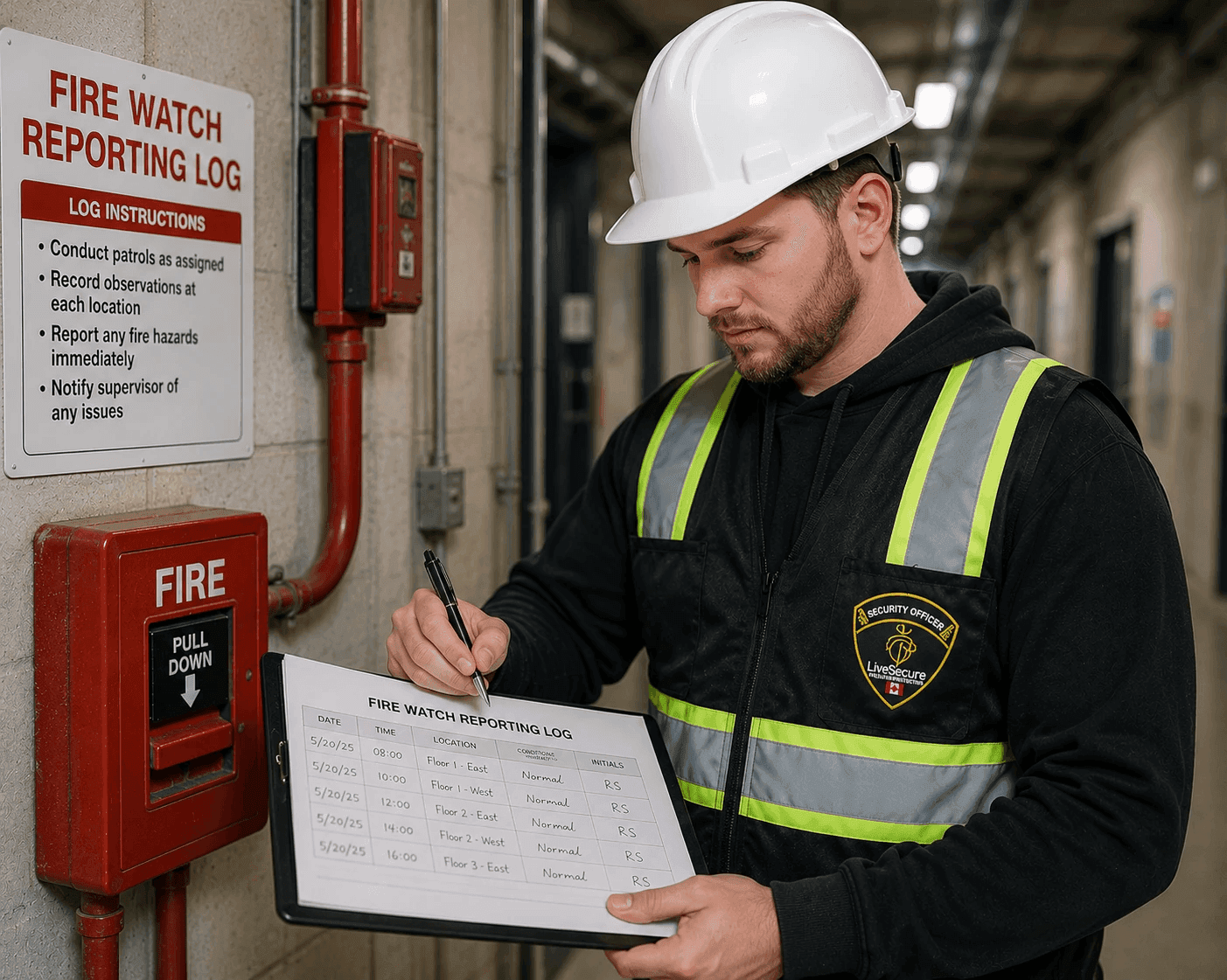 Fire Watch Reporting Logs
